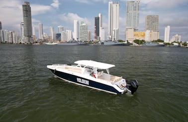 42ft Firpool Center Console Boat for Charter in Cartagena