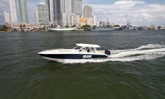 42ft Firpool Center Console Boat for Charter in Cartagena / Rosario Islands 