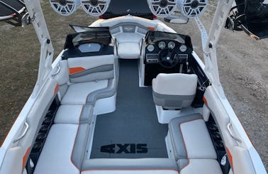 Stunning Axis A-22 Surf Boat. Fun captain and fuel included. Mega sound system!