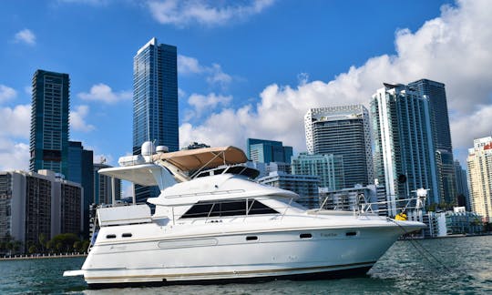 Key Biscayne and Miami cruises on a beautiful 40' Motor Yacht