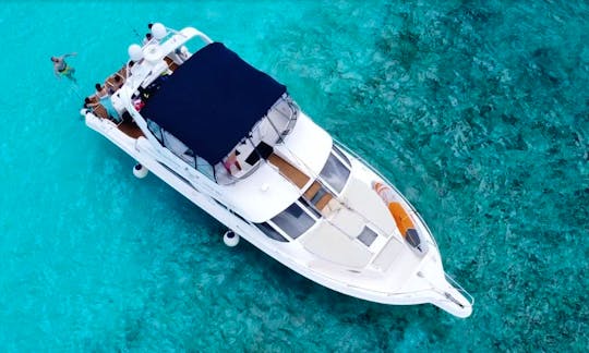 Sunseeker 47ft Luxury Yacht for Charter in Quintana Roo
