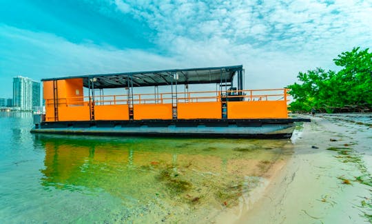 MAU 40ft Party Pontoon Boat for Your Next Event in Miami Beach!!