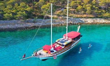 92' Croatia luxury Gulet private charter cruise from Split, Dubrovnik or Šibenik