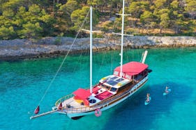 92' Croatia luxury Gulet private charter cruise from Split, Dubrovnik or Šibenik
