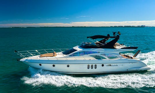 ''Priceless'' Azimut Flybridge Motor Yacht Rental in Miami Beach, Florida