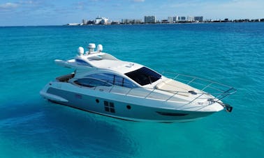 Azimut 45’ 2014 Motor Yacht Rental in Cancun - Isla Mujeres