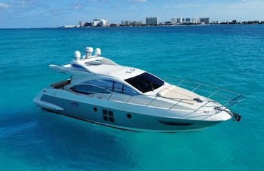 Azimut 45’ 2014 Motor Yacht Rental in Cancun - Isla Mujeres