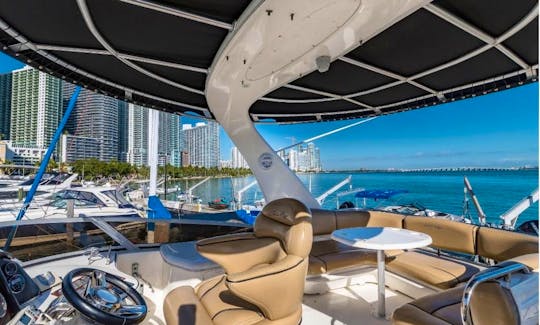 💥Hit the Water in Style with this 45' SEA RAY Motor Yacht Charter in Miami   for up to 13 people