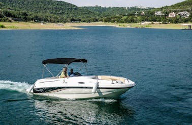 24 foot Chaparral Deluxe Deck Boat Lake Travis