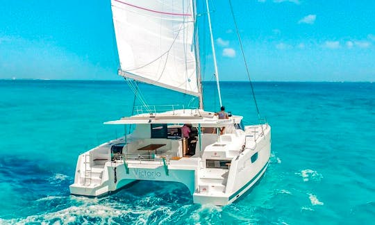 Sailing Luxury Catamaran Charter  47ft for Up to 25 people in Cancun and Isla Mujeres, Mexico