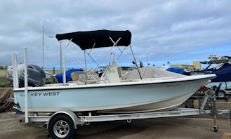 2018 Key West 18ft Center Console... Perfect for Sandbar and Kaneohe Bay Fishing!!
