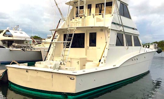 State of the Art Fishing & Pleasure Yacht Hatteras 60 in Las Jarretaderas, Mexico
