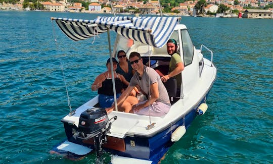 Istranka 5.2m Boat with Outboard Enginge for Rental in Sustjepan