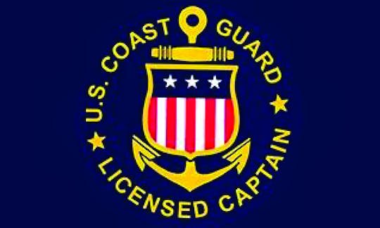 We only have fully licensed captains and crew!