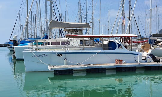 Power Open Deck Catamaran 36ft for Charter