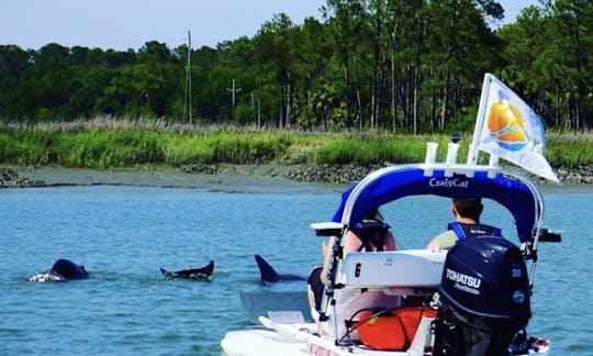 Custom Creek Cat Wildlife Motor Boat Adventure!