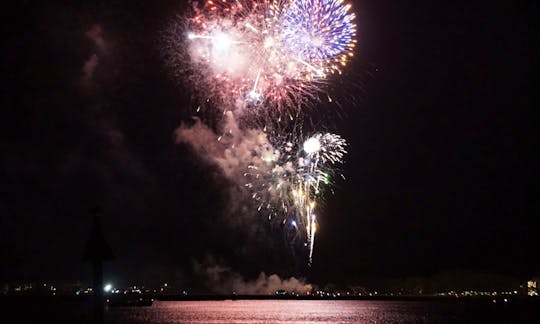Fireworks Sunset Dolphin Tour in Hilton Head Island