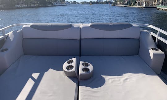 Avalon 26ft Double Decker Pontoon boat with slide