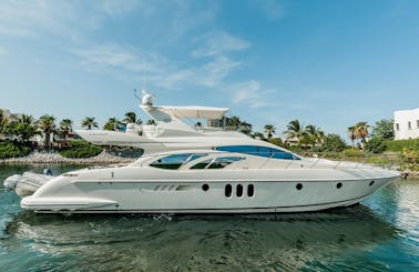 Incredible Luxury AZIMUT 62ft Yacht for Amazing Views in Cancun!