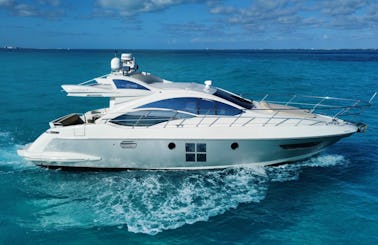 Amazing Luxury AZIMUT 43' Yacht With Free Beer in Cancun