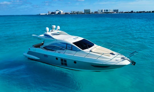 Amazing Luxury AZIMUT 43' Yacht With Free Beer in Cancun