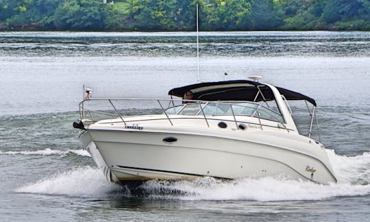 37’ Rinker Yacht - AFFORDABLE and GREAT for Parties up to 12 guests (KMB #11)