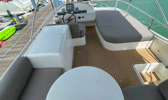 $1200 Charter 55’ Yacht Perfect for Fun Day in Miami Beach, Florida
