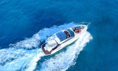 Sunseeker 53 ft SUPER PROMO Luxury Yacht in cancun    FREE JETSKI 
