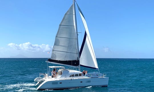 Sunkiss - Lagoon 38 - Sail Catamaran - Side View