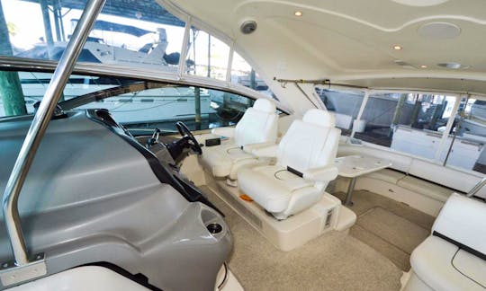 **VIP** Yacht Charter on a 53ft Formula yacht with hydraulic  Swim Platform.