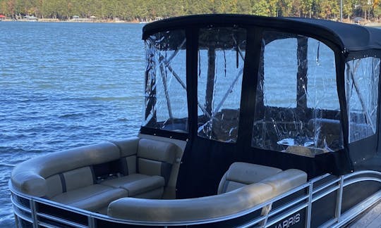 With this enclosure and a small heater we supply 
The boat is ready for a scenic lake cruise