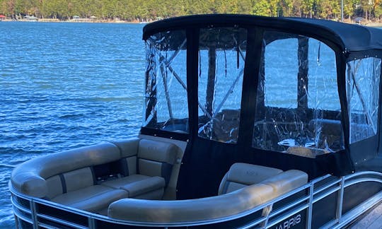 With this enclosure and a small heater we supply 
The boat is ready for a scenic lake cruise