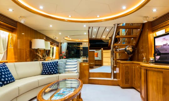 Luxury and Private Charters Aboard 75ft Monte Fino Yacht in Moreton Bay