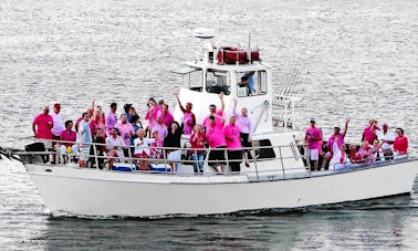 Disfrute de la pesca en un yate deportivo construido a medida en Atlantic City, Nueva Jersey