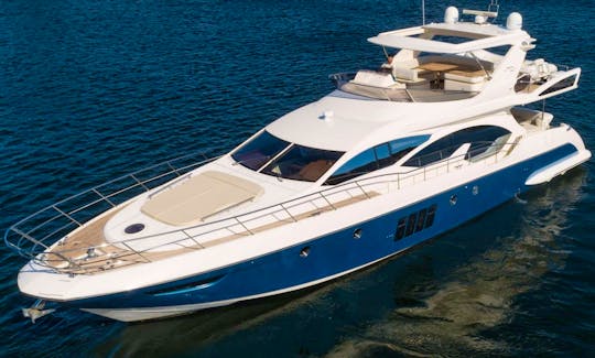 Incredible Luxury Azimut 70' for Yacht Charter in Bahamas