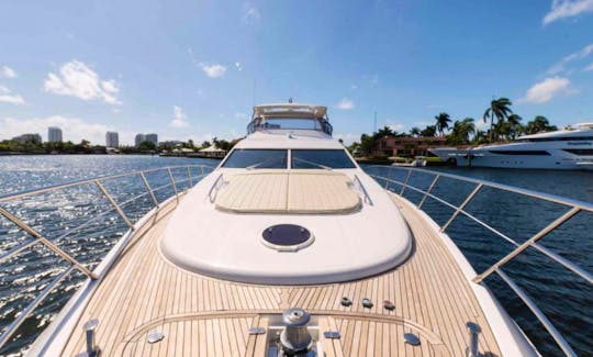 Incredible Luxury Azimut 70' for Yacht Charter in Bahamas