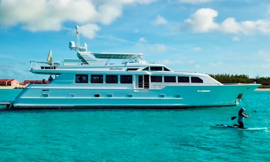 Broward 107' Luxury Mega Motor Yacht for Incredible Experience in the Bahamas