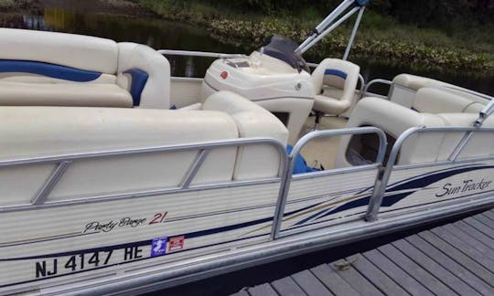 SunTracker Party Pontoon for Sightseeing Rental in Seaside Heights