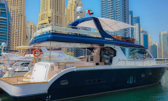 Unique 63' Luxury Motor Yacht for Charter in Dubai