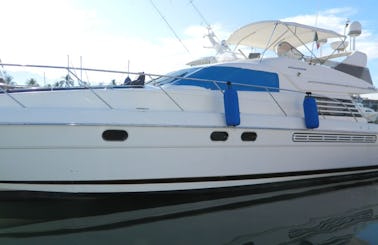 Fairline Squadron 60' Yacht for Charter in Puerto Vallarta, Mexico