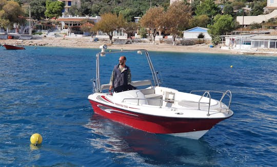 18' Volos Prestige Boat Rental in Agios Nikolaos