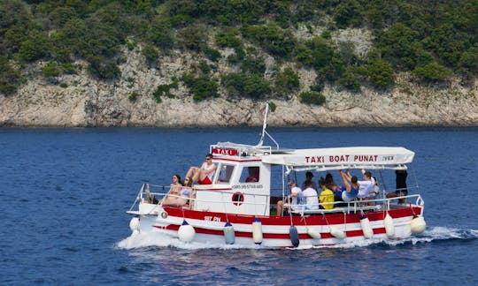 Taxi boat Punat, Take a boat with capt. Bobo.  Old fashion fishing boat - Ivex.
9,5 m long, for 15 passinger.