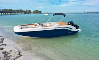 New 2022 BAYLINER DX2000!!! Spacious and perfect for cruising around AMI!