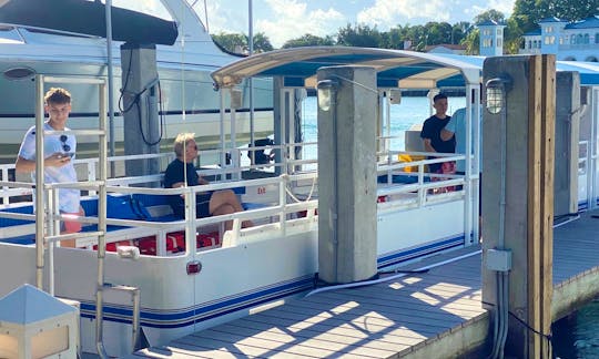 Captained Sightseeing Pontoon Rental in Miami Beach