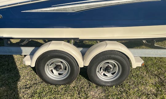 Double axel trailer with disk breaks