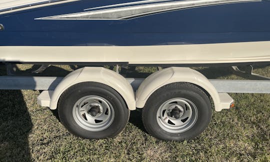 Double axel trailer with disk breaks