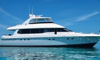 Mega Luxury Lazzara 80'ft VIP Yacht for Charter in Marina Del Rey