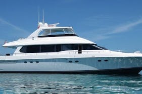 Mega Luxury Lazzara 80'ft VIP Yacht for Charter in Newport Beach, CA