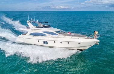💥 Hit the Water in Style with this Azimut 70'  Yacht  in Miami 2Jet Skis FREE