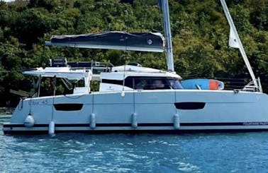 Beautiful days with your friends and family on a Brand New Elba 45’ in St. Thomas and St. John, USVI.